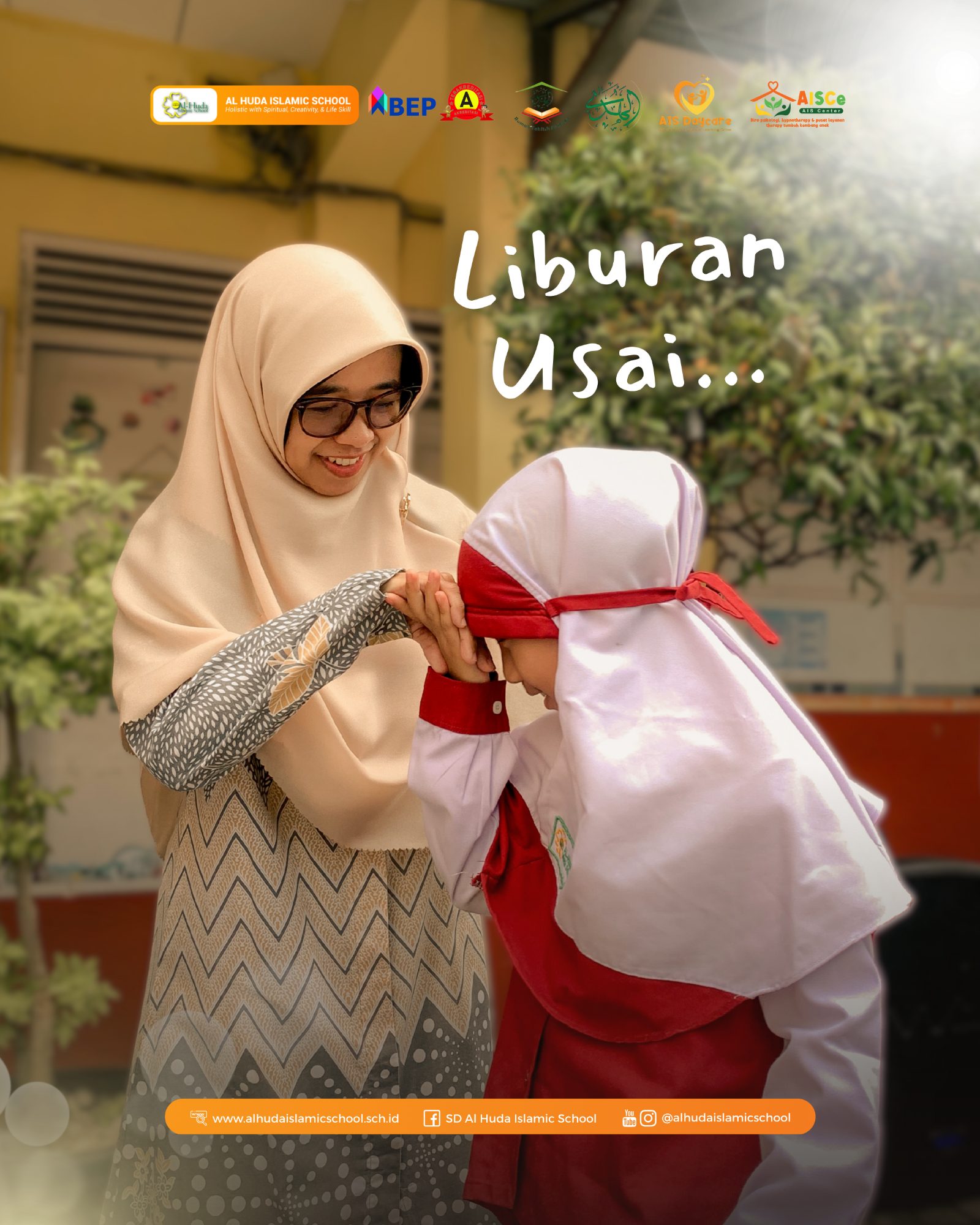 Antusiasme siswa kembali ke sekolah