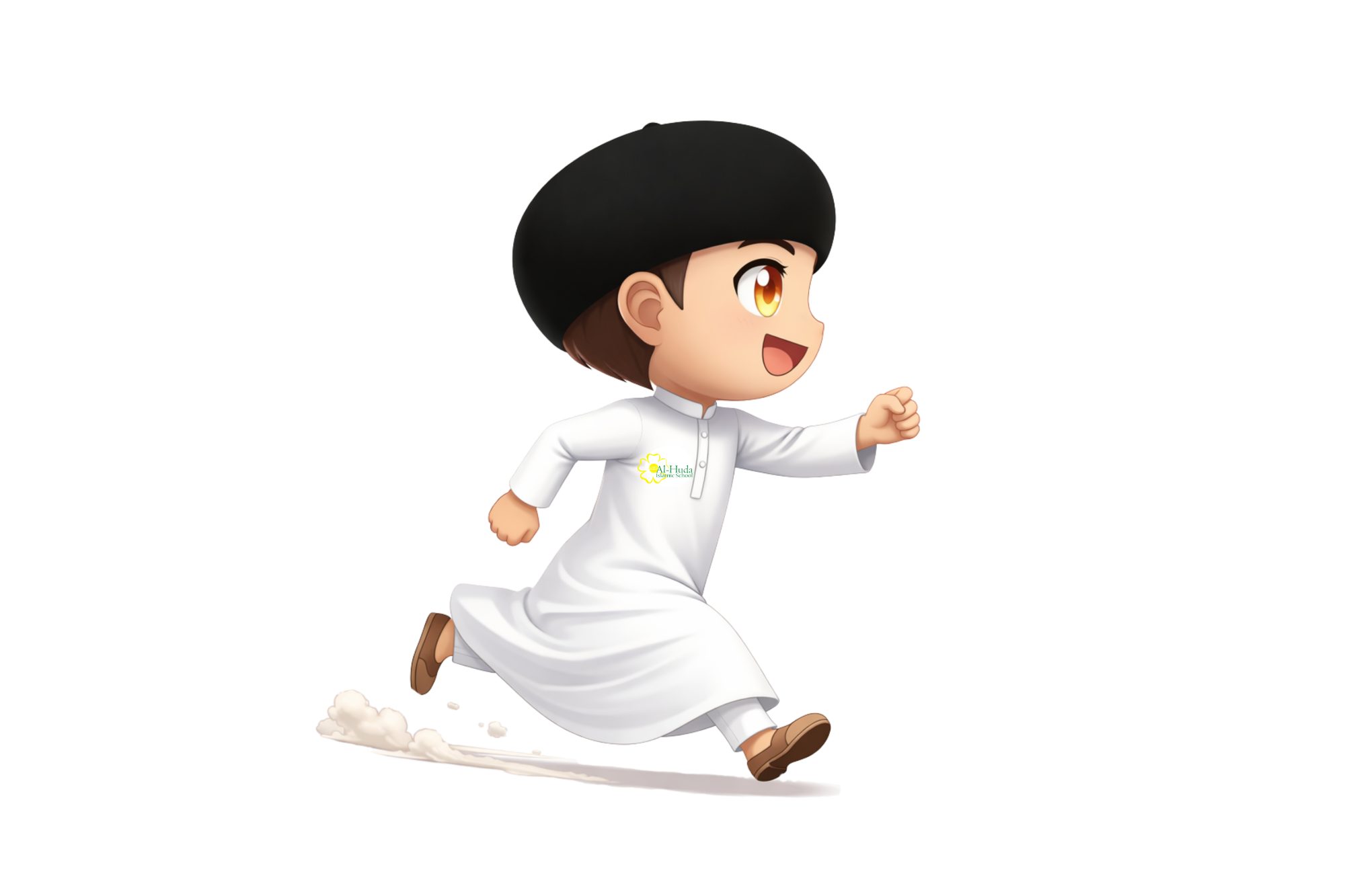 Maskot Aisyah berseragam
