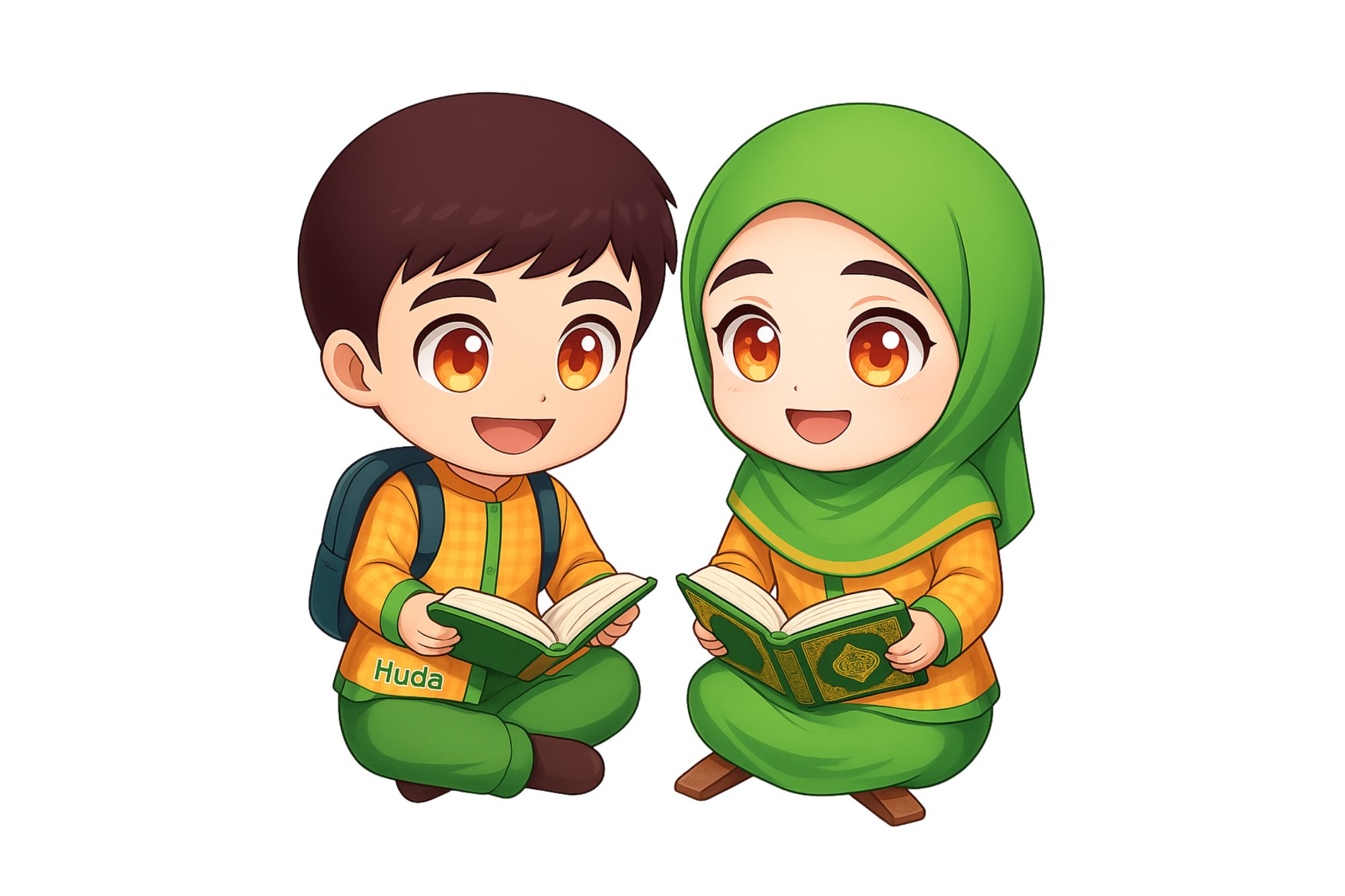 Duo Maskot Huda & Aisyah